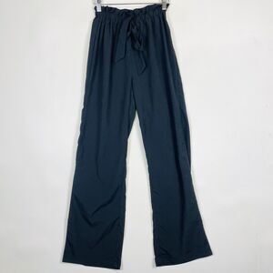 NEW LaBellum Hillary Scott Pants Womens XS Black Poly Paper Bag Minimalist